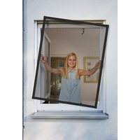 Schellenberg 70033 Insektenschutz Fenster Plus, Fliegengitter Fenster mit Alurahmen,