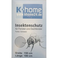 K-HOME Insektenschutz Fliegengitter für Dachfenster, mit Reißverschluss, 150 x