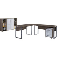 MID.YOU Büro Office Edition Set 2 Sonoma Eiche/Weiß