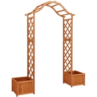 VidaXL Garten-Pergola mit Blumenkasten Massivholz Tanne