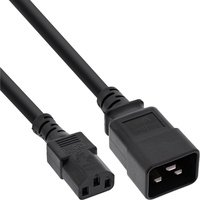 InLine Netz Adapterkabel, IEC-60320 C20 auf C13, 3x1,5mm2, max.
