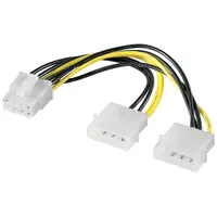 Goobay 2x 5,25 Stecker auf 8-pin PCI Express 15