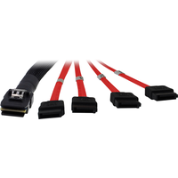 Inter-Tech mini SAS x4 [SFF-8087] auf 4x SATA Kabel,