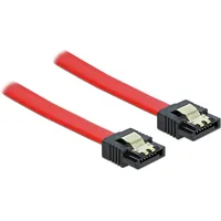 DeLock SATA 6 Gb/s Kabel 70 cm rot