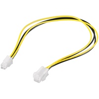 Goobay PC Stromkabel Verlängerung ATX12 P4, 4 Pin -