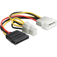 DeLock PowerCable Molex 4pin St -> SATA 15pin Bu