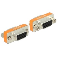DeLock 65570 VGA Adapter Sub-D 9Pin Bu/Bu Nullmodem