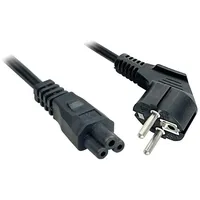 Lindy Strom Anschlusskabel [1x Schutzkontakt-Stecker - 1x Kleeblatt-Buchse C5]