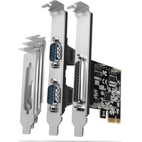 AXAGON PCEA-PSN PCIe-Adapter mit 1x Parallel- 2x Seriell-Ports -
