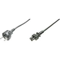 Digitus Strom Anschlusskabel [1x Schutzkontakt-Stecker - 1x Kleeblatt-Buchse C5]