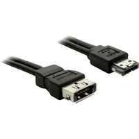 DeLock Power Over eSATA Verlaengerungskabel Stecker-Buchse 1m