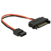 DeLock Festplatten Anschlusskabel SATA 15 Pin Stecker auf Slim