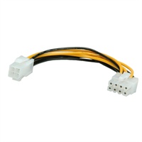 Roline Internes Power Adapterkabel, ATX12V P4-Buchse - 8pin EPS-Stecker,