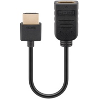 AccuCell HDMI Flex Adapter schwarz, HDMI Stecker Typ A