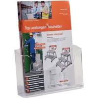 Twinco Prospekthalter DIN A4 Acryl transparent