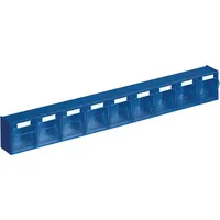 Lockweiler Klarsichtmagazin H77xB600xT63mm 9 x A Kunststoff blau