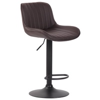 CLP Barhocker Lentini Kunstleder braun/schwarz