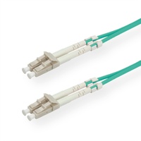 Value LWL-Kabel 50/125μm OM3, LC/LC, türkis, 0,5 m