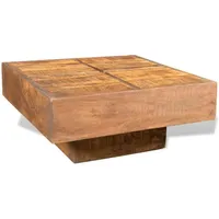 VidaXL Couchtisch Braun Quadratisch Massivholz Mango