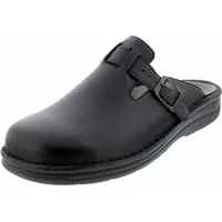 Berkemann Herren Max-Plus Hausschuh, schwarz, 44.5 EU Weit