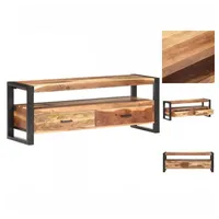 VidaXL TV-Schrank 120x35x45 cm Massivholz Honigfarben