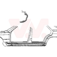 Van Wezel Einstiegblech, unten Mercedes-benz: 3020109