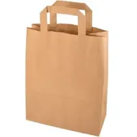 Papstar 50 Tragetaschen, Papier mit Tragegriff