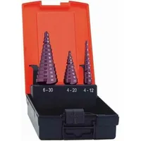 FORMAT Stufenbohrer-Set HSS 4-12/4-20/6-30mm