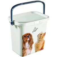 Curver - Pet Life 6L Futter- und Spielzeugbehälter, weiß
