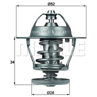 Mahle Thermostat mit Dichtung u.a. passend für FORD Transit