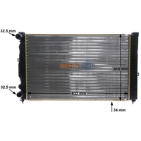 Mahle Motorkühler CR 647 000S für Skoda Superb I