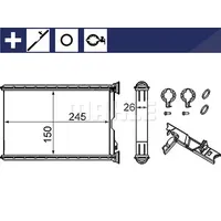 Mahle Wärmetauscher Innenraumheizung