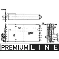 Mahle Wärmetauscher Innenraumheizung