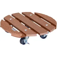 Wagner Pflanzenroller WPC Ø 29 cm braun