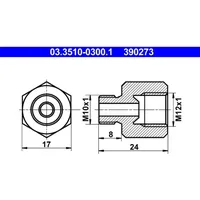 ATE Adapter, Bremsleitung