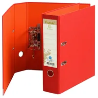 Exacompta 10x Ordner Recyclingkarton Rücken, 80mm A4 Maxi Rot