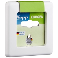 Kopp Abdeckrahmen Europa 1-fach, arkt., für senkr./ waag. Installation