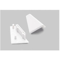 Brumberg Endkappen-Set zu Aufbau-Eckprofil P62-14 (BRUM-53702...), Weiß BRUM-53073070