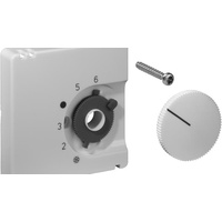 ALRE Abdeckung für Raumtemperaturregler JZ-001.010 50x50mm glanz perlweiss