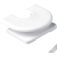 Jung 11BR Kabel-, Rohr- und Kanal-Einführungen für Aufputz-Kappen braun,