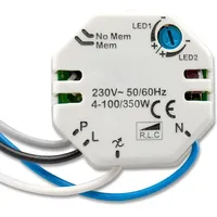 ISOLED Universal-Push Dimmer für dimmbare 230V Leuchtmittel/Trafos, 300VA