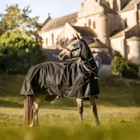 Bucas Irish Turnout Light Regendecke 50g 125 cm Schwarz/Gold