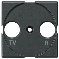 Legrand HS4204 Zentralplatte TV/Fm Anthrazit