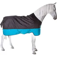 Horseware Mio Turnout Decke wasserdicht Black/Turq & Black HW