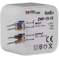 Zamel ZNP-15-12 LED-Treiber Konstantspannung 15W 1.25A 12 V/DC Überspannung