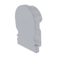 Deko-Light Reprofil Endkappe R-AU-02-10, 16 mm, 2 Stück, grau