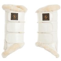 BR Gamaschen Majestic Lack Lack-Kunstleder mit synth. Lammfell (L,