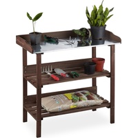 Relaxdays Relaxdays, Servierwagen, Pflanztisch