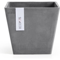 Ecopots Rotterdam 20x20 H 17,5 cm grau