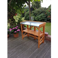 Promadino Pflanztisch klappbar mit verzinkter Arbeitsfläche 45 cm x